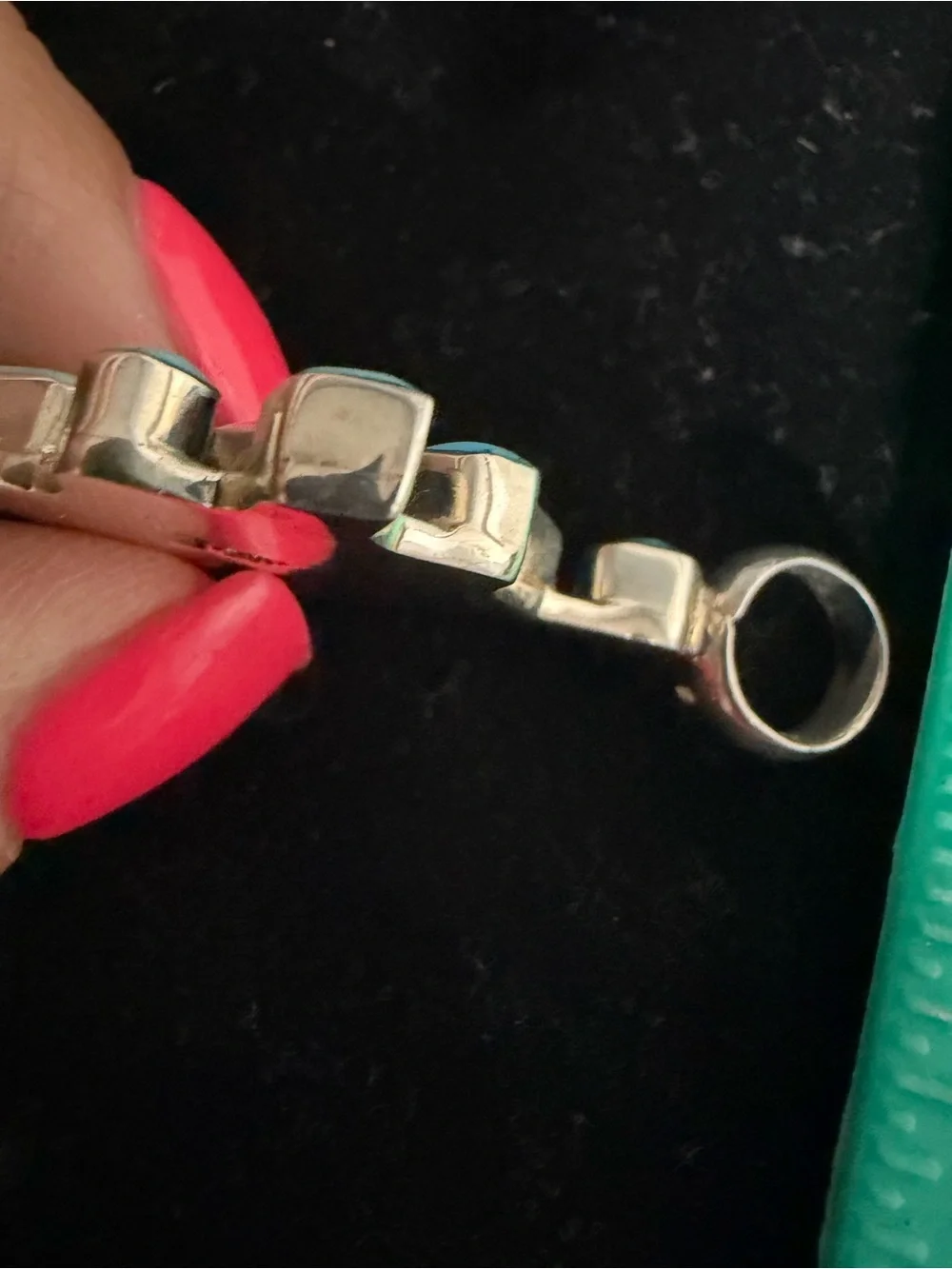 Native signed DZ elegant turquoise